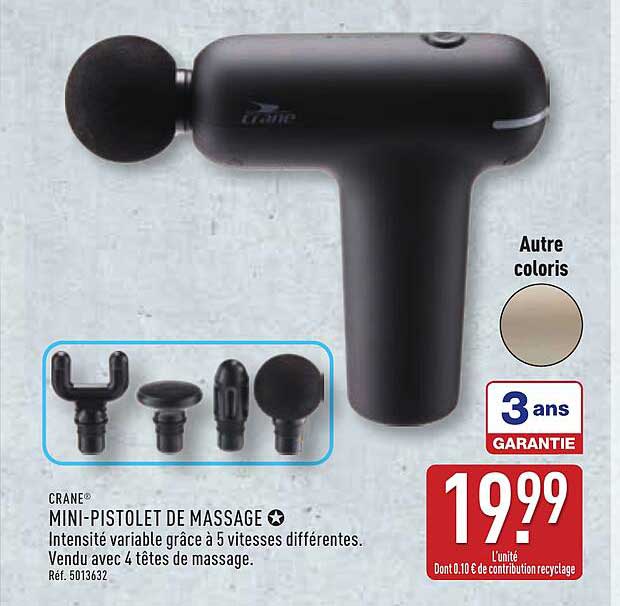 MINI-PISTOLET DE MASSAGE