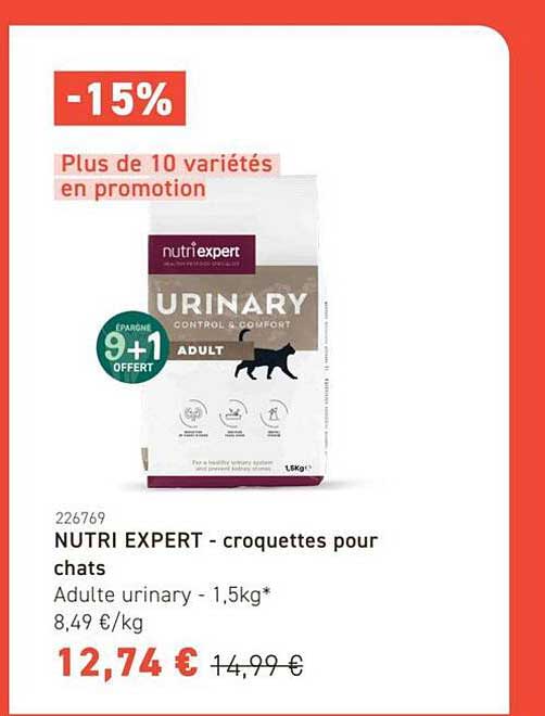 NUTRI EXPERT - croquettes pour chats