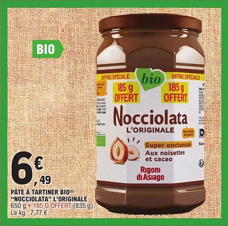 PÂTE À TARTINER BIO "NOCCIOLATA" L'ORIGINALE