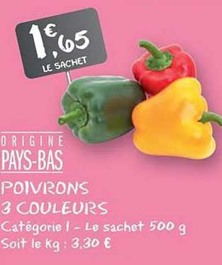 POIVRONS 3 COULEURS