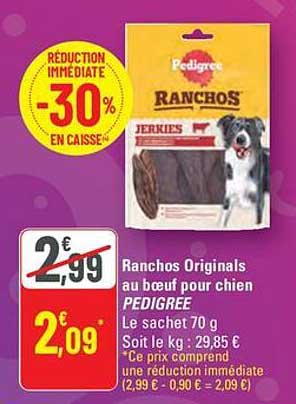 Ranchos Originals au bœuf pour chien PEDIGREE