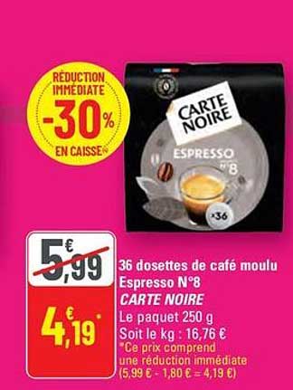 Réduction immédiate -30% en caisse