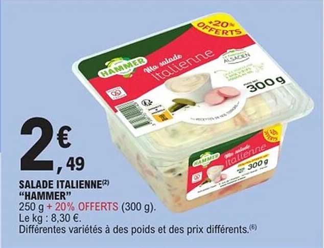 SALADE ITALIENNE "HAMMER"
