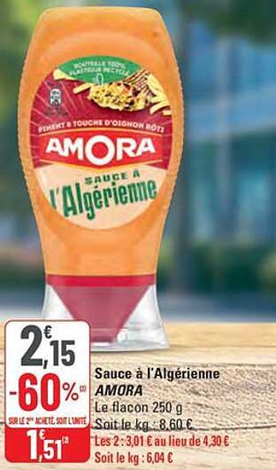 Sauce à l'Algérienne AMORA
