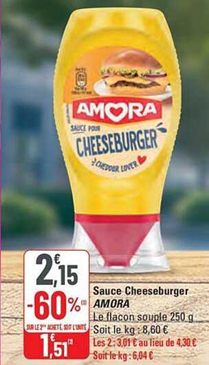 Sauce Cheeseburger AMORA