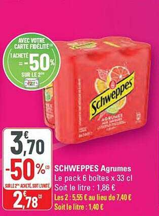 SCHWEPPES Agrumes