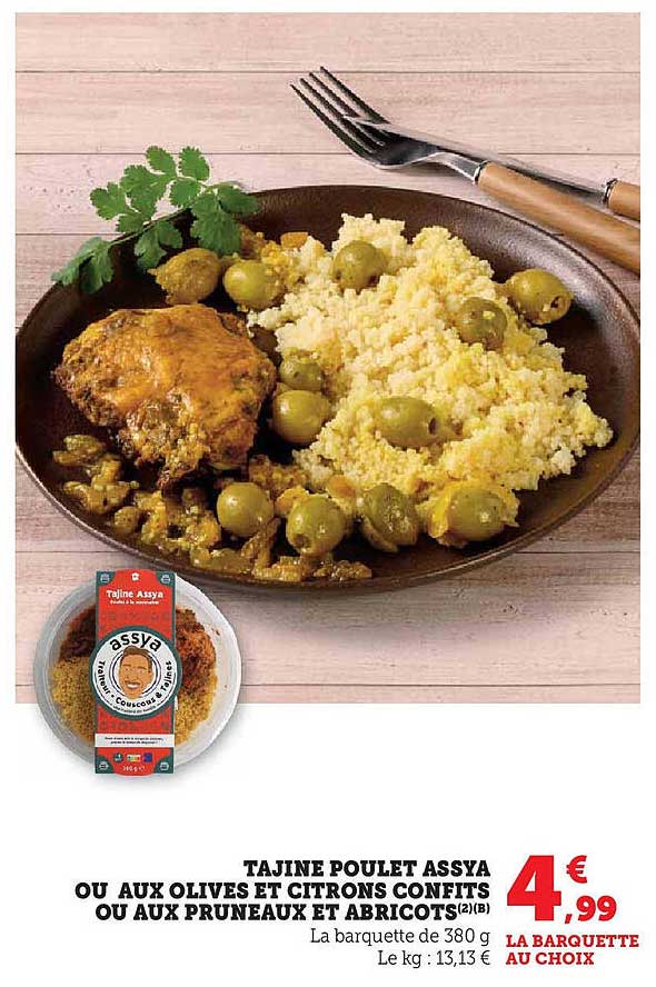 TAJINE POULET ASSYA OU AUX OLIVES ET CITRONS CONFITS OU AUX PRUNEAUX ET ABRICOTS