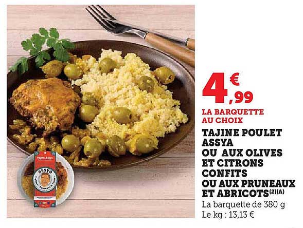 TAJINE POULET ASSYA OU AUX OLIVES ET CITRONS CONFITS OU AUX PRUNEAUX ET ABRICOTS
