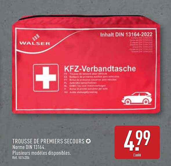 TROUSSE DE PREMIERS SECOURS