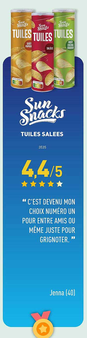 TUILLES SALEES