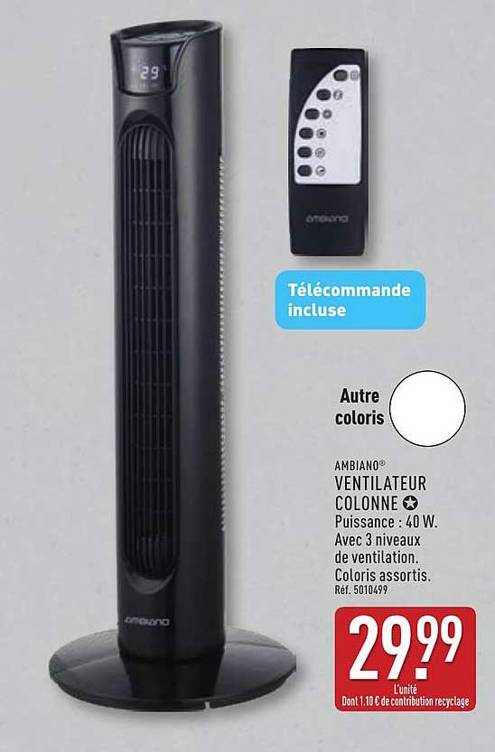 VENTILATEUR COLONNE AMBIANO®