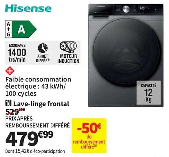 16 Lave-linge frontal