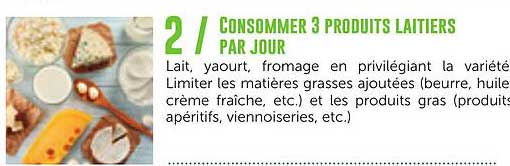 2 / CONSOMMER 3 PRODUITS LAITIERS PAR JOUR