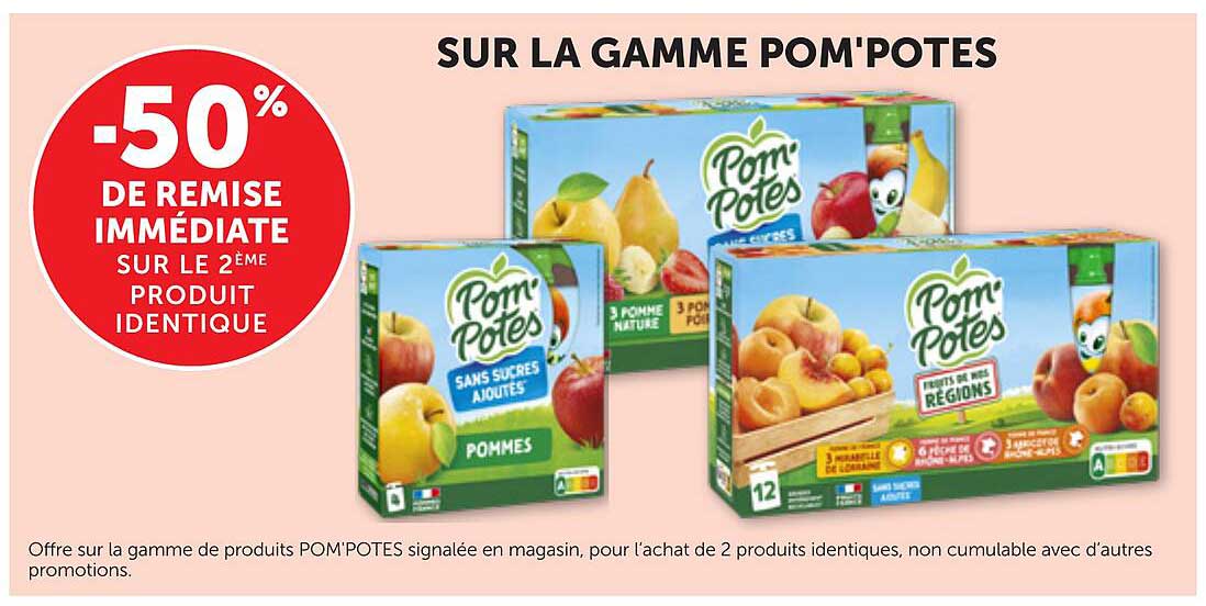 -50% DE REMISE IMMÉDIATE SUR LE 2ÈME PRODUIT IDENTIQUE
