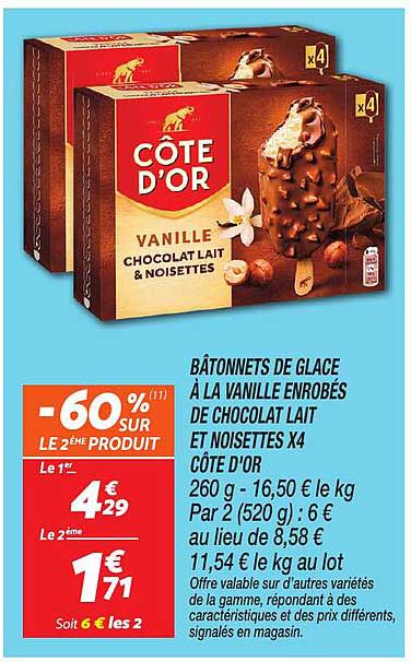 -60% sur le 2ème produit