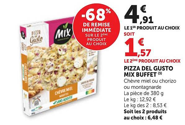 -68% DE REMISE IMMÉDIATE SUR LE 2ÈME PRODUIT AU CHOIX