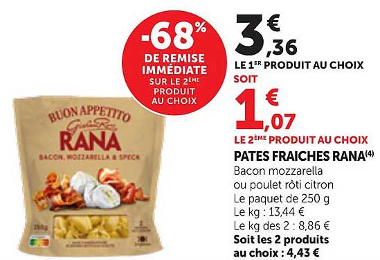 -68% DE REMISE IMMÉDIATE SUR LE 2ÈME PRODUIT AU CHOIX