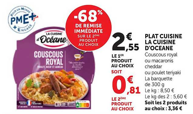 -68% DE REMISE IMMEDIATE SUR LE 2EME PRODUIT AU CHOIX