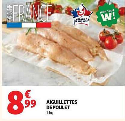 AIGUILLETTES DE POULET