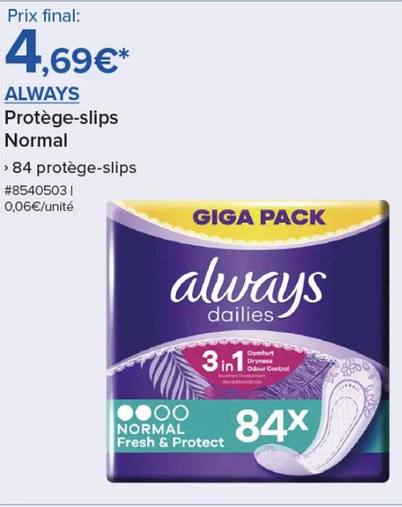 ALWAYS Protège-slips Normal