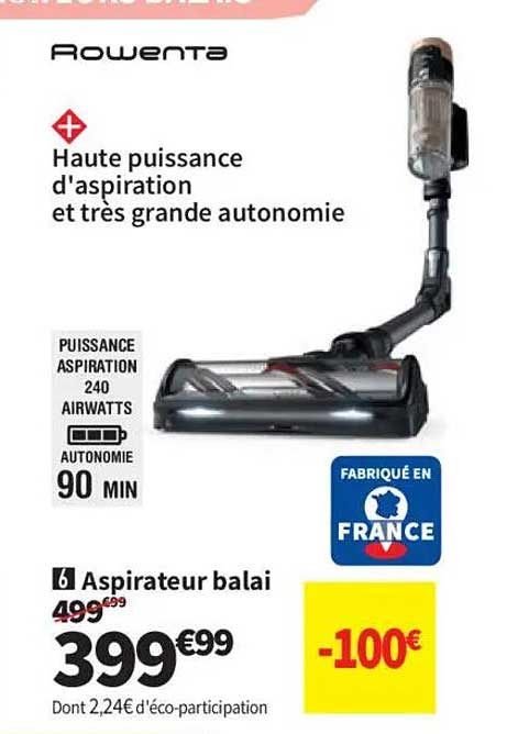 Aspirateur balai