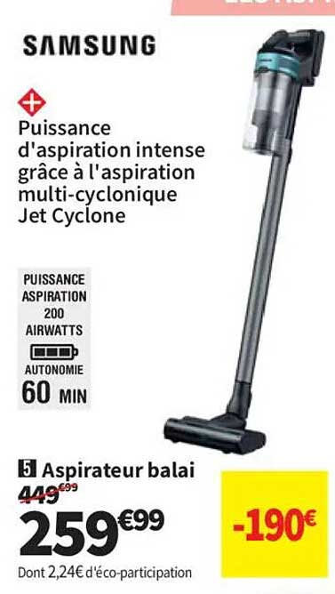 Aspirateur balai