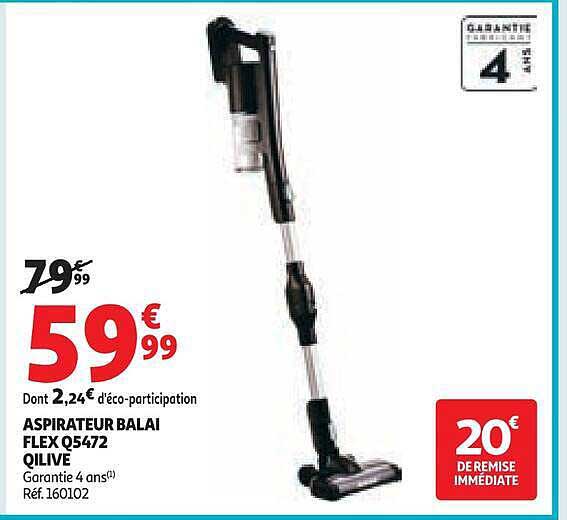ASPIRATEUR BALAI FLEX 05472 QILIVE