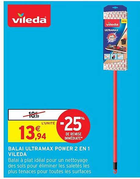 BALAI ULTRAMAX POWER 2 EN 1 VILEDA