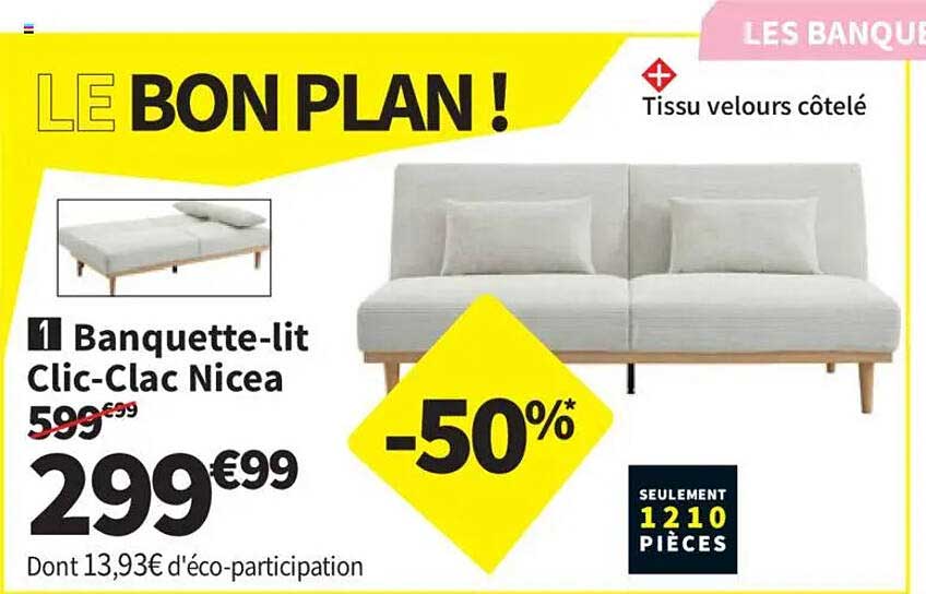 Banquette-lit Clic-Clac Nicea