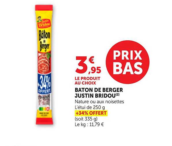 BATON DE BERGER JUSTIN BRIDOU