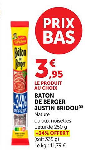 BATON DE BERGER JUSTIN BRIDOU