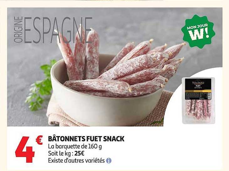 BÂTONNETS FUET SNACK