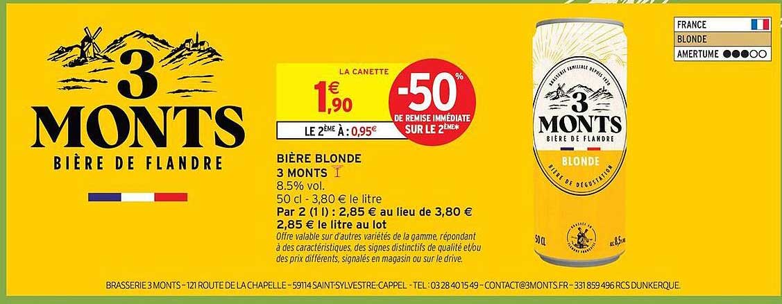 BIERE BLONDE 3 MONTS