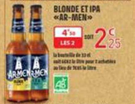 BLONDE ET IPA «AR-MEN»