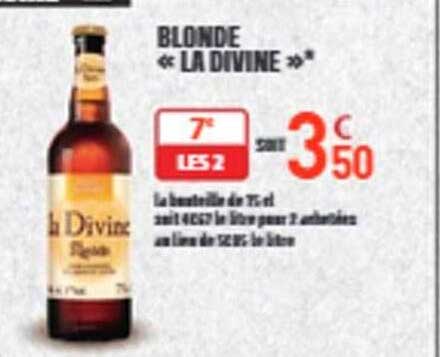 BLONDE « LA DIVINE »