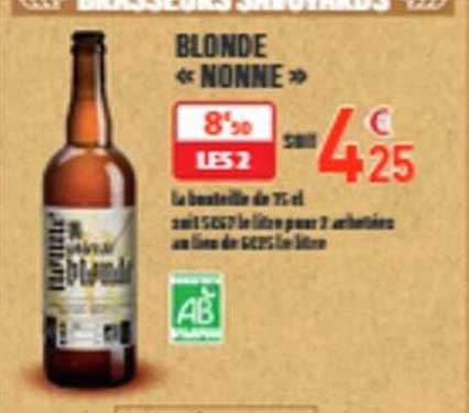 BLONDE « NOMME »