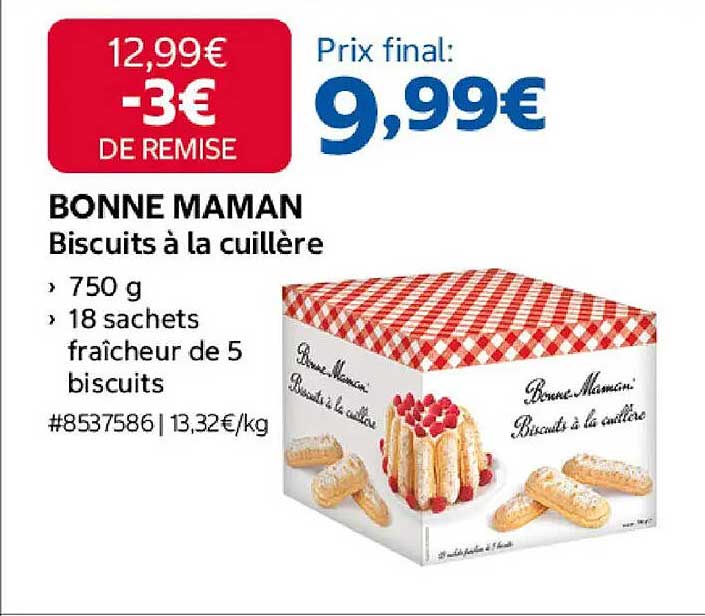 BONNE MAMAN Biscuits à la cuillère