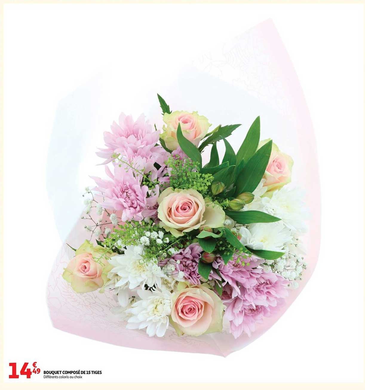 BOUQUET COMPOSÉ DE 15 TIGES