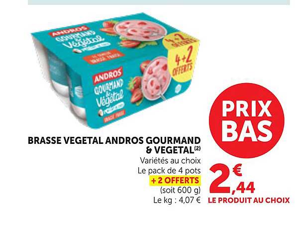 BRASSE VEGETAL ANDROS GOURMAND & VEGETAL(2)