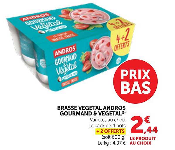 BRASSE VEGETAL ANDROS GOURMAND & VEGETAL(3)