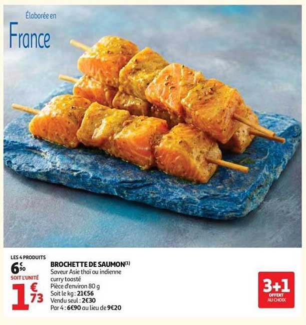BROCHETTE DE SAUMON(1)