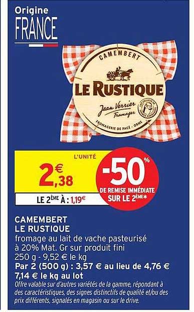 CAMEMBERT LE RUSTIQUE