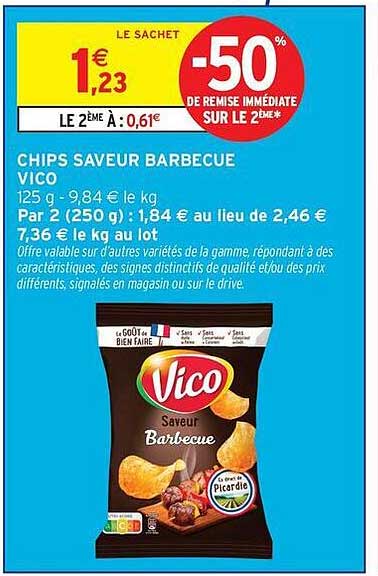 CHIPS SAVEUR BARBECUE VICO