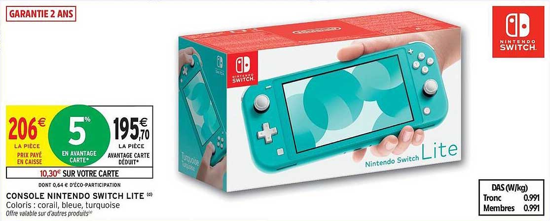 CONSOLE NINTENDO SWITCH LITE (d)
