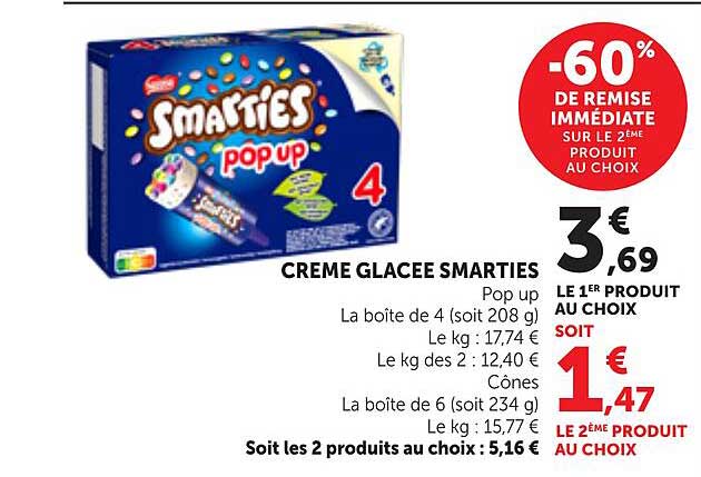 CREME GLACEE SMARTIES