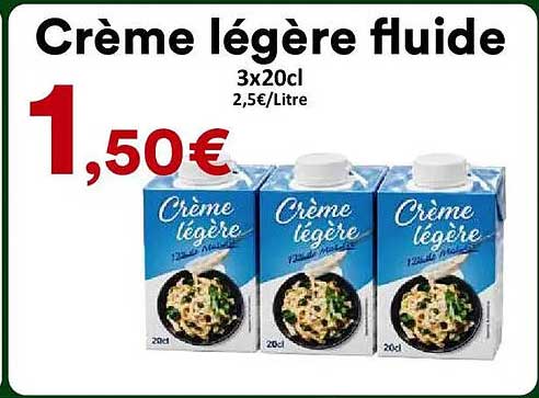 Crème légère fluide