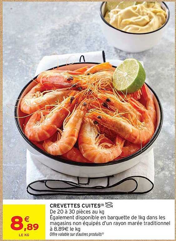 CREVETTES CUITES(1)