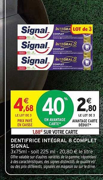 DENTIFRICE INTÉGRAL 8 COMPLET SIGNAL