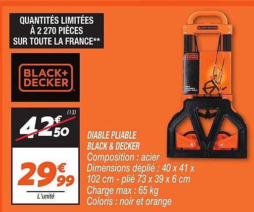 DIABLE PLIABLE BLACK & DECKER
