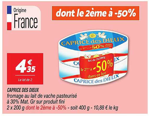 dont le 2ème à -50%